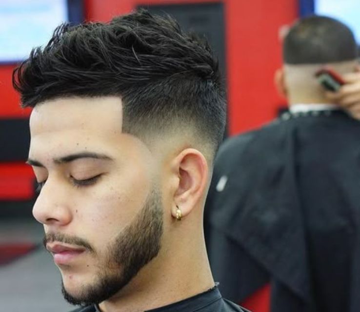 Mid Fade with Design  