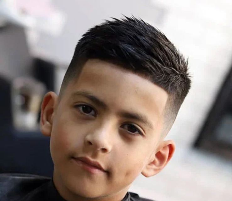 Textured French Crop with Mid Fade
