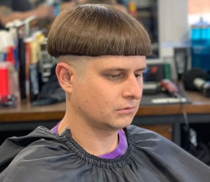 Alpaca with Bowl Cut for Men
