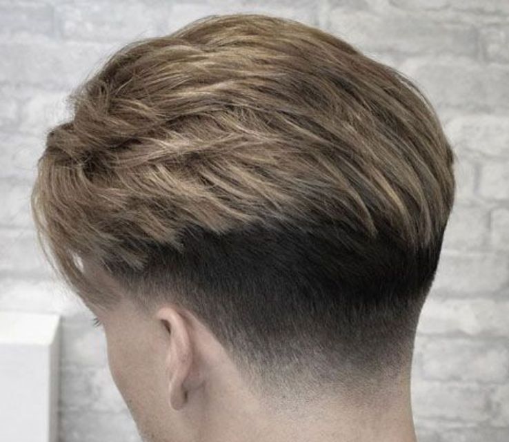 Brush Back with Low Drop Fade
