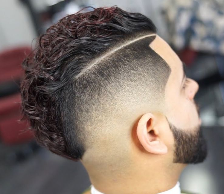 Comb Over Pompadour for Men