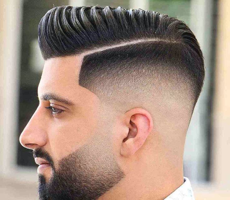 Comb Over Undercut for Men