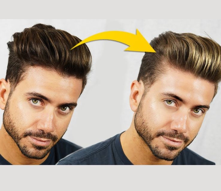 Difference between Hair Coloring and Hair Highlighting for Men