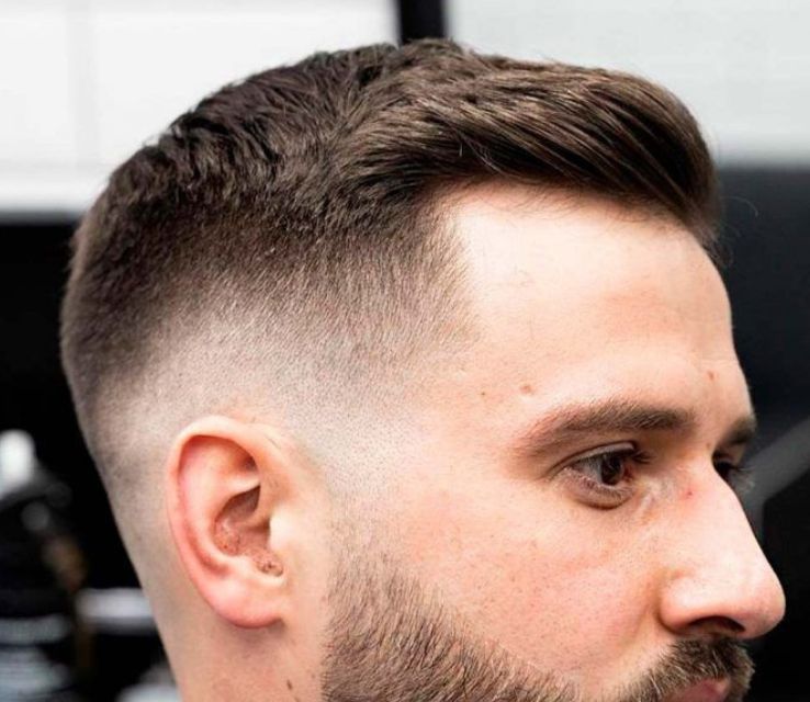 Hard Part Comb Over for Men