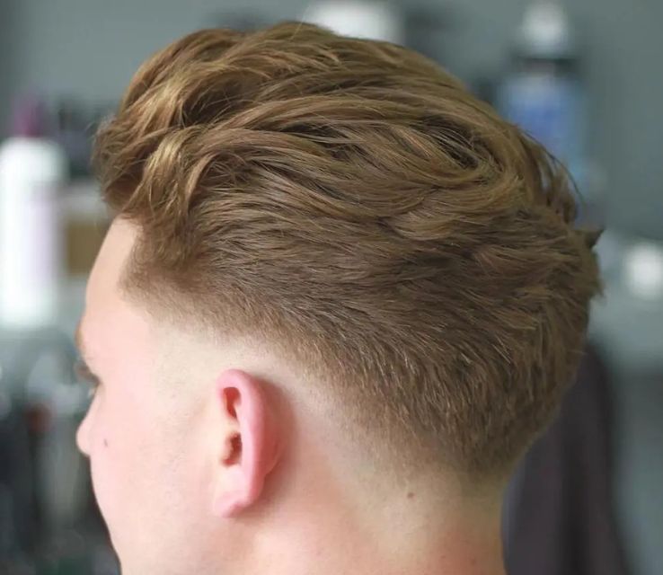 Hard Side Part with Low Taper Fade