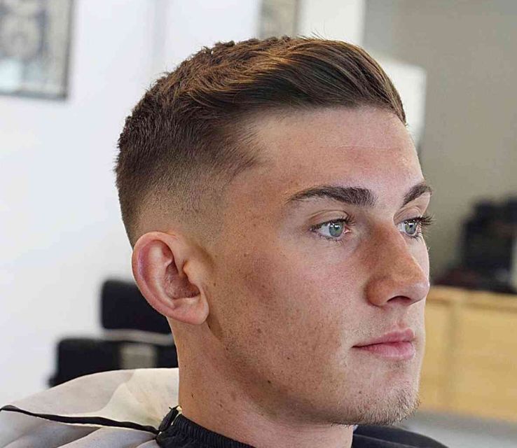 High Fade Comb Over for Men