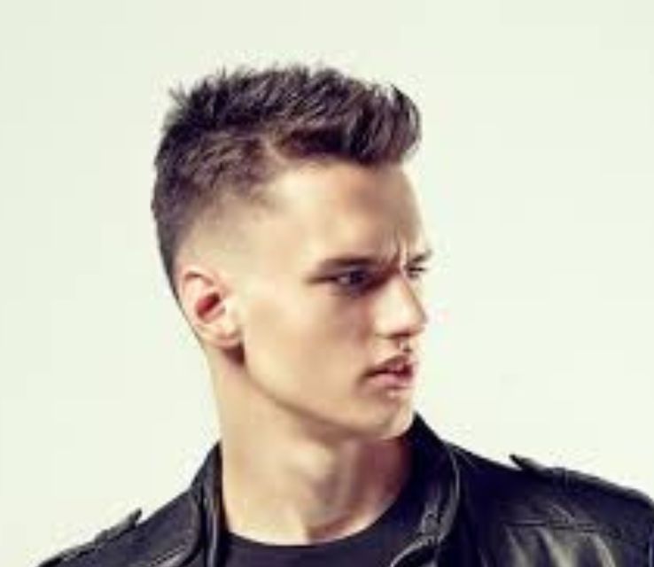 High Fade Semi Short Haircut for Guys