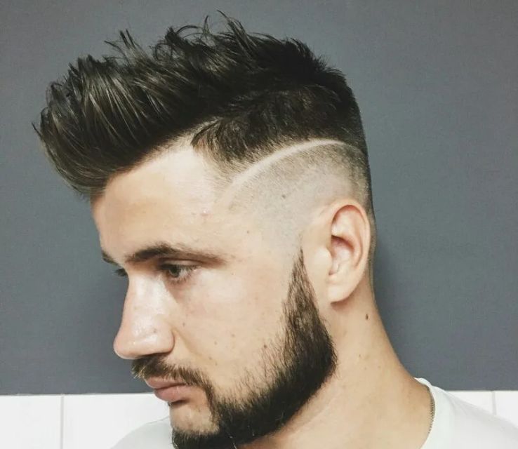 Long Mohawk for Oval Face Hairstyles Men