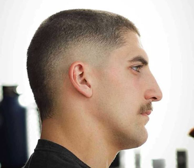 Low Fade Buzz Cut  