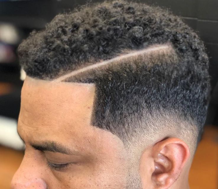 Low Fade Comb Over for Men