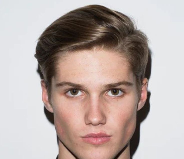 Men's Long Side Part Haircut