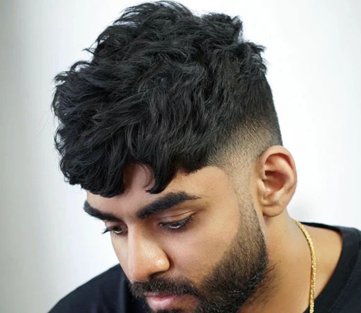 Messy Textured Crop With Beard