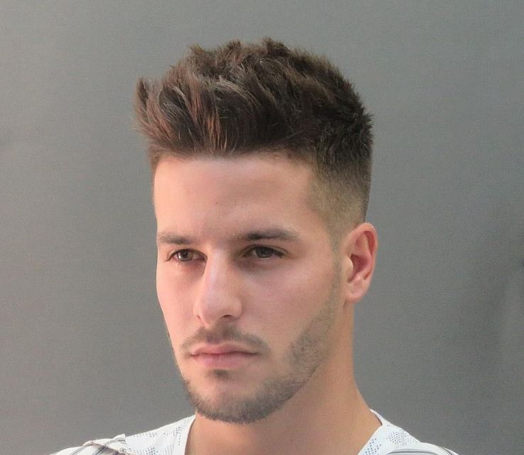 Quiff haircut