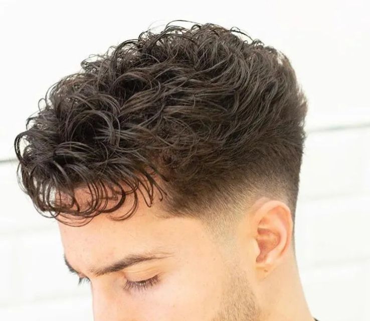Short Messy Waves with Low Fade