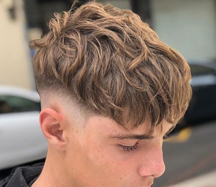 Short Textured Haircut Men