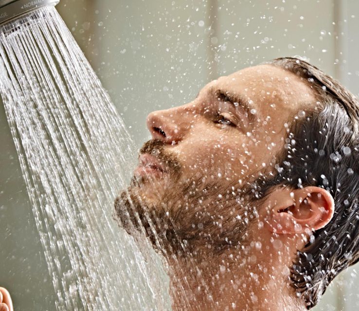 Shower with Cold Water
