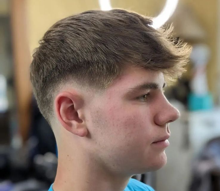 Side Swept Textured Crop