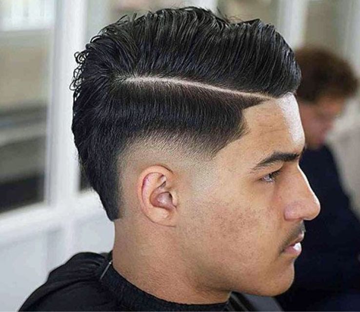 Skin Fade Comb Over for Men