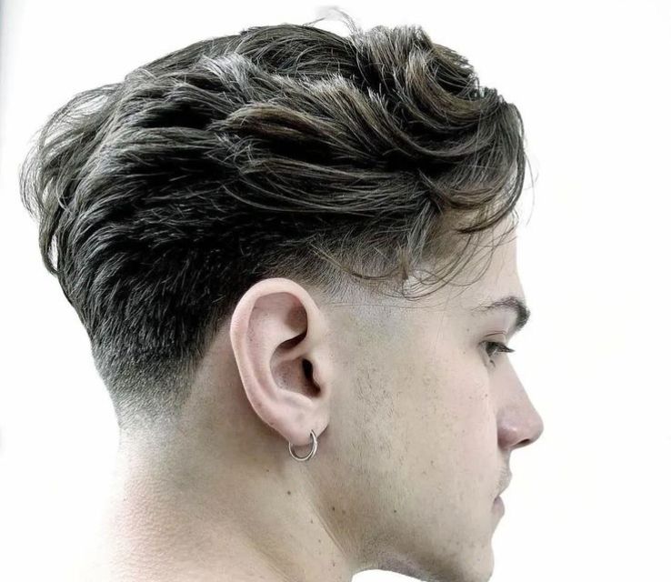 Soft Flow Back Haircut For Men