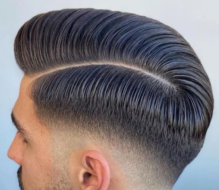 Taper Fade Comb Over for Men