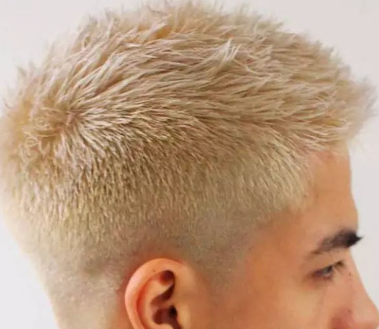 Thick Fluffy Hair with Low Temp Fade