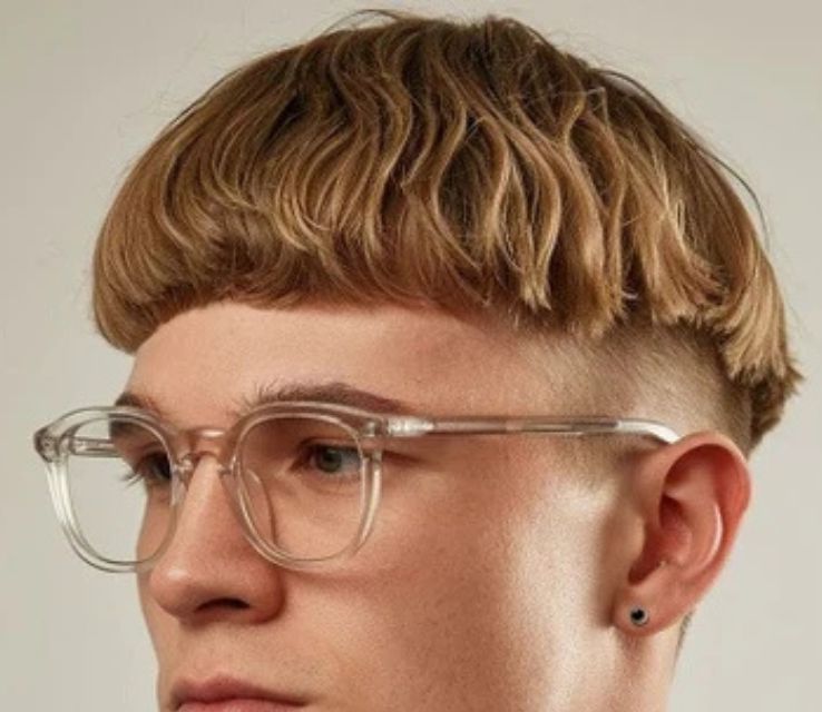 Undercut Bowl Cut For Men