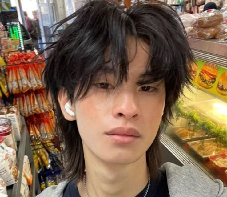 Wolf Cut with Curtain Bangs