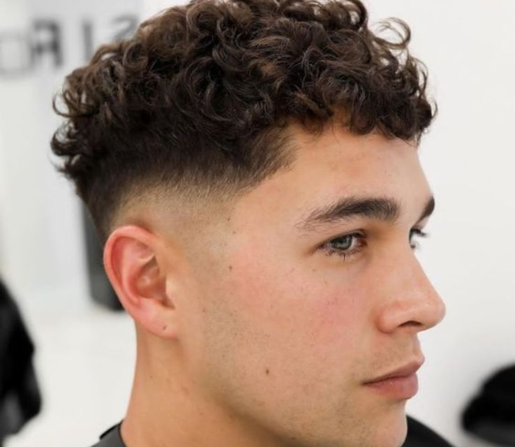 Crew Cut Curly Hair for Men