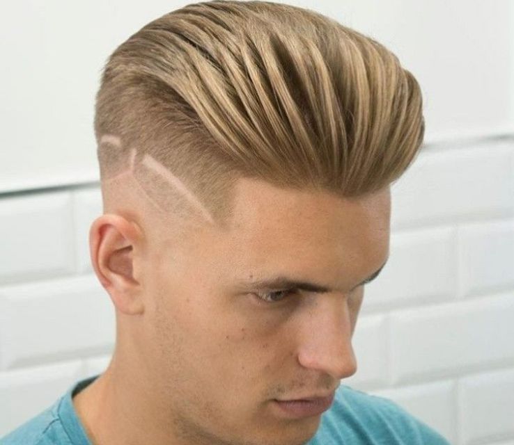 Disconnected Pompadour Haircut