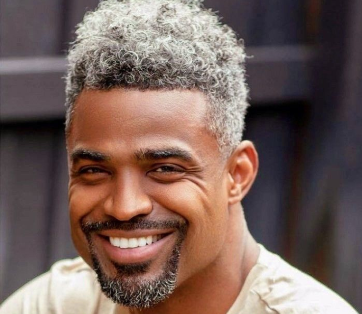 Mens Dark Grey Hair