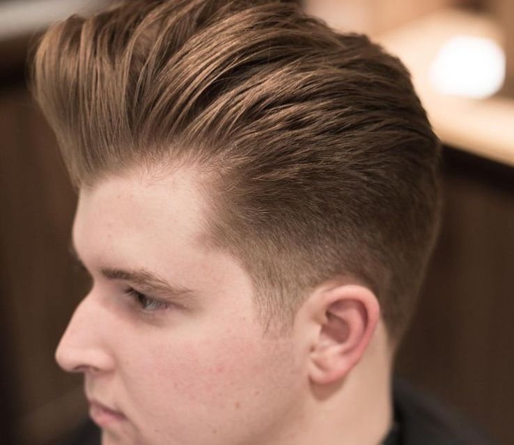 Messy Pompadour Hairstyle