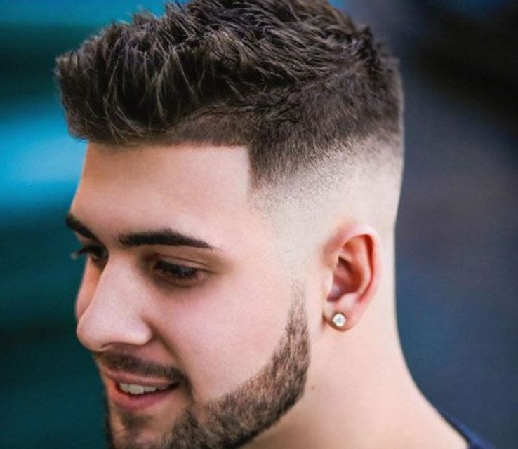 Mid Fade With Spikes On Top 