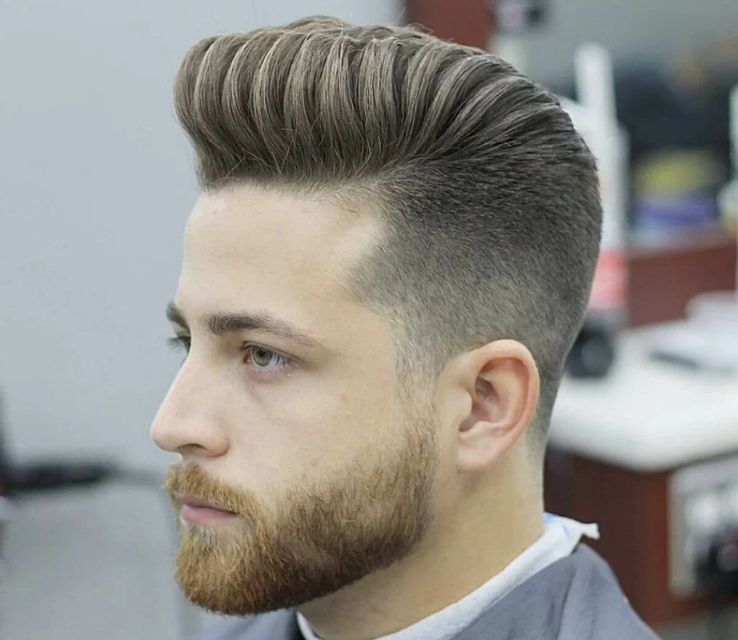Modern Pompadour Haircut