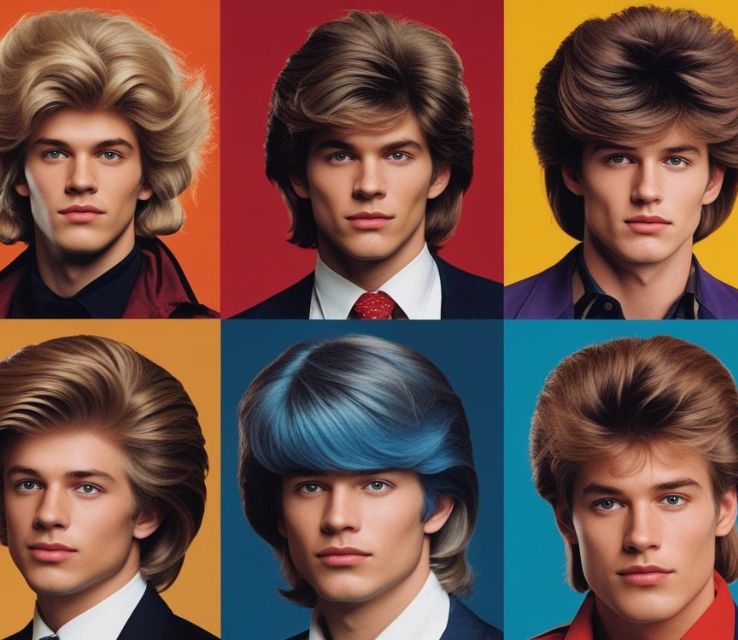 Pop Culture 1980s Mens Hair Fashion