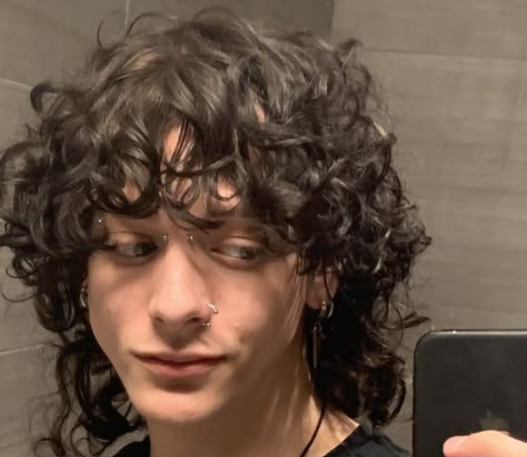 Shaggy Mullet Long Curly for Men