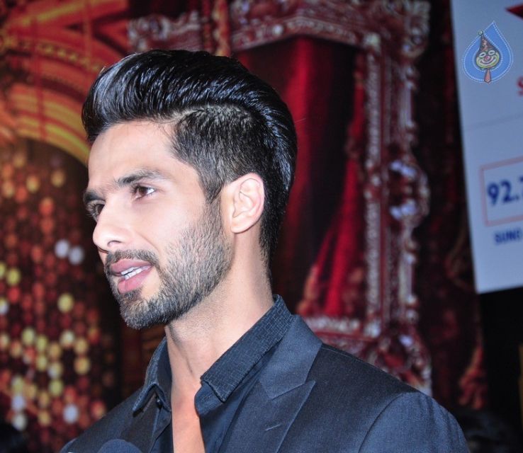 Shahid Kapoor Classic Pompadour hairstyle