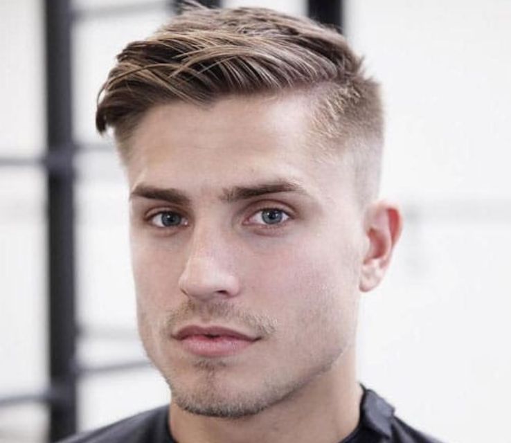 Side Part + High Fade 