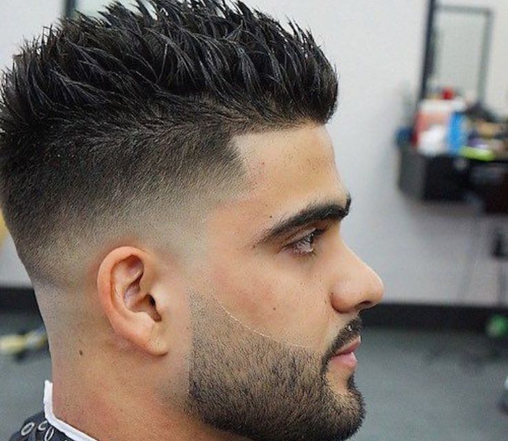 Skin Fade Haircut With Spikes 