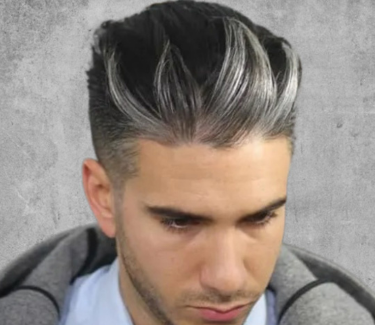 Subtle Silver Streaks